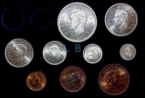 SA Mint 1952 Short Proof Set in Long Box - No Gold