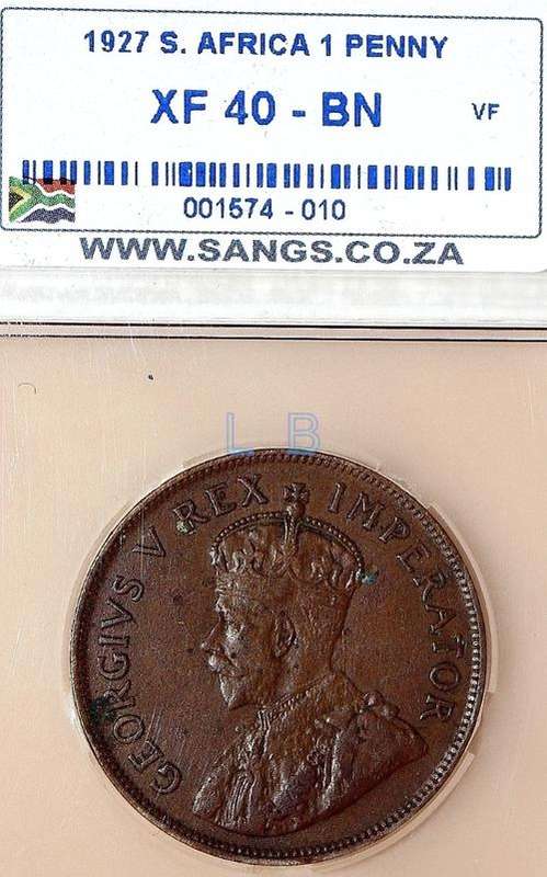 SANGS XF 40 BN 1927 1 Penny