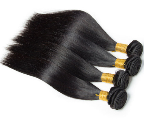 14 inch 3 bundles plus closure 11A Brazilian/Peruvian hair with free wig cap