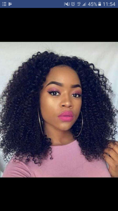 non Brazilian curly wig free shipping