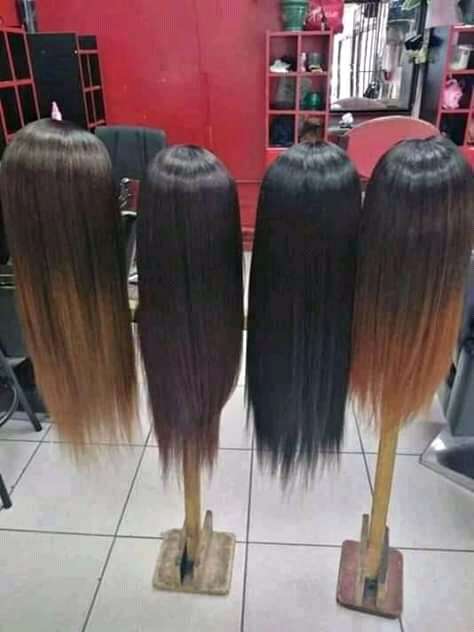 18 inch straight human hair wig non brazillian