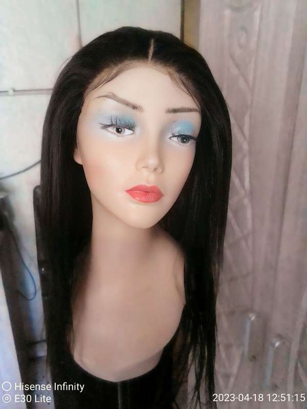 Frontal non Brazilian blue wig.