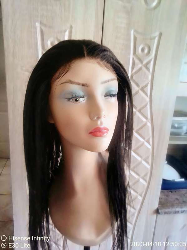 Frontal non Brazilian blue wig.