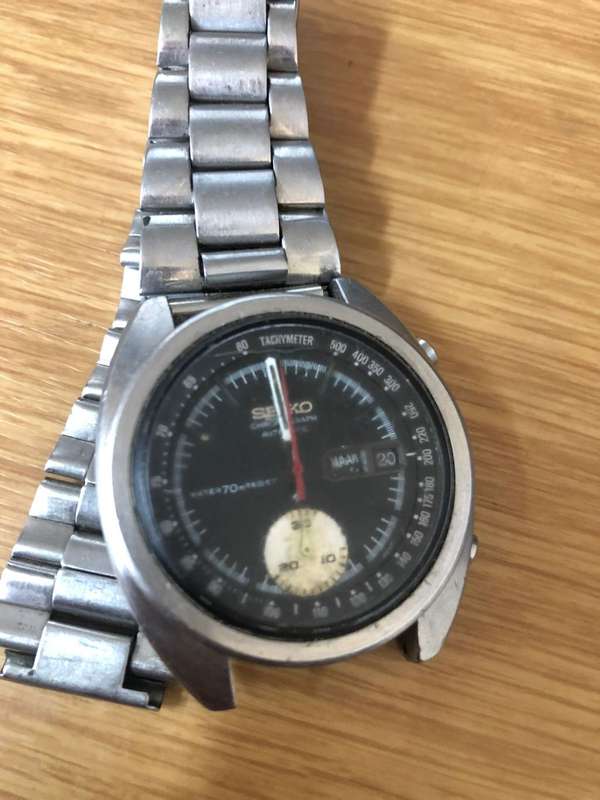 Vintage Seiko Kenetic 6139-6012 Non Running watch