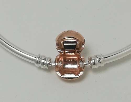 Pandora Sterling Silver Moments Bangle (21 cm)