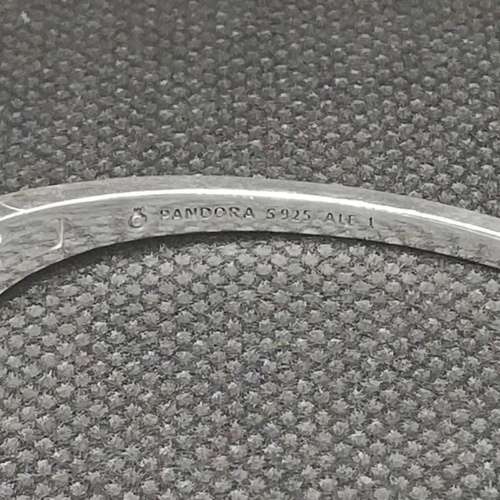 Pandora Sterling Silver Entwined Bangle (17cm)
