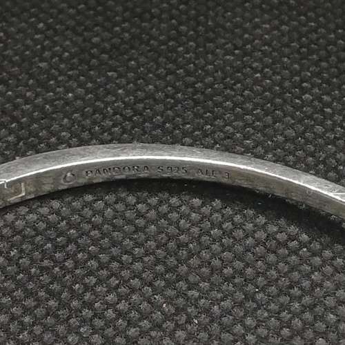 Pandora Sterling Silver Marquise Bangle (Size 21)