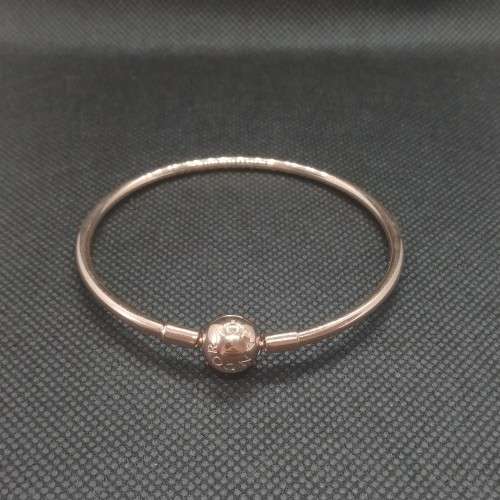Pandora Rose Charm Bangle (Size:19 cm)
