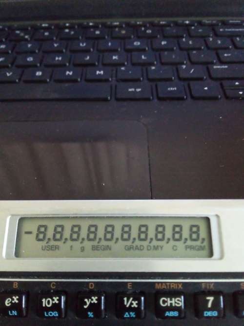 HP-15c progammable scientific calculator