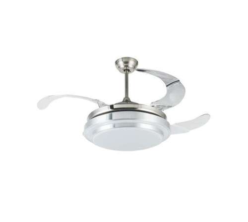Remote Control Modern Double Aluminum Ultra Quiet Auto Folding Ceiling Fan