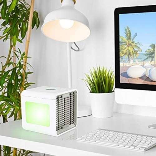 Arctic Air Personal Portable Space Cooler with Upgraded Air Filters and LED Mood Light