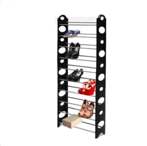 10 Tier Stackable Shoe Rack