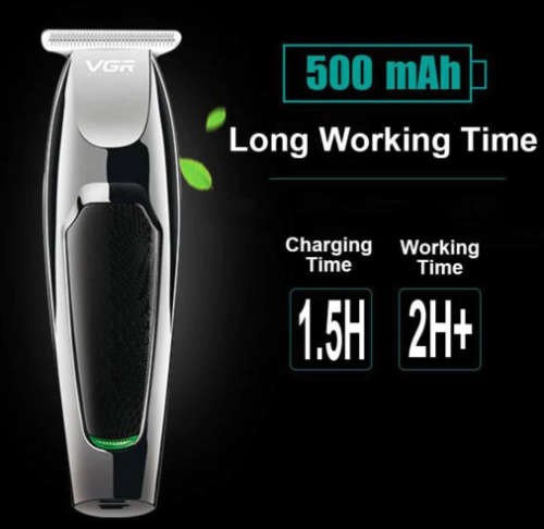 Professional Wireless Hair & Beard Trimmer with 5 Hair Gauges