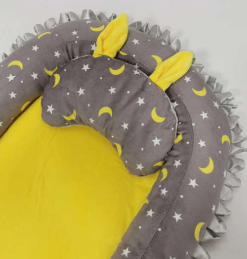 Baby Crib Lounge Bed Pink