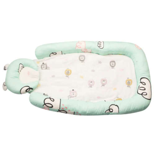 Portable Soft Baby Sleeper Green
