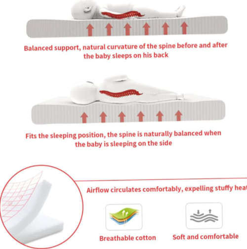 Baby Nest For Crib & Bassinet With Pillow Co-Sleeping For Newborn Lounger Light Coffee