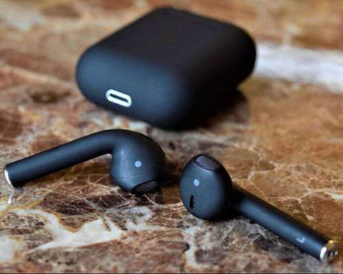 InPods 12 Wireless Bluetooth V5.0 Earphones for All Smart Phones : Black