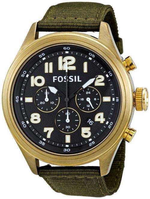 Fossil Men's Vintaged Bronze Chronograph Watch