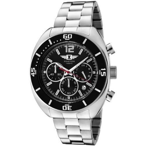 Invicta Men's Chronograph Black Dial Stainless Steel Date "I "