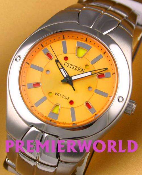 CITIZEN MEN ROTATING DISK SECOND STRIKING WATCH 100M