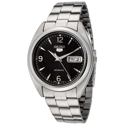 SEIKO MEN AUTOMATIC OYSTER SEE THRU STEEL WATCH