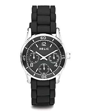 RELIC by Fossil BLACK PETITE MULTI-FUNCTION DIAL LADIES