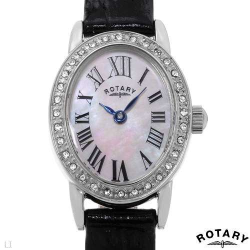 ROTARY Brand New Watch With Precious Stones - Genuine Crystals and Mother of pearl