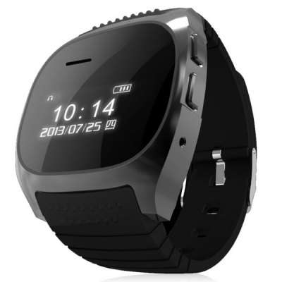 R-Watch M18 LCD Bluetooth Smart Wrist Watch For Smartphone Calls IOS Android OS