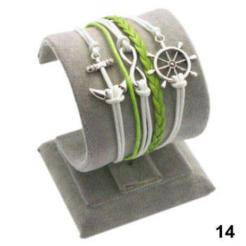 WEAVED INFINITY CHARM BRACELET