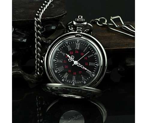 Men's Pocket Watch with Roman Numerals
