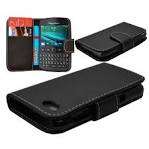 LEATHER FLIP PHONE CASE COVER FOR BLACKBERRY CURVE 9720