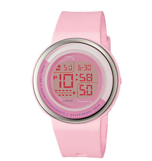NO RESERVE....Casio Ladies Collection Pink Poptone Series Alarm Chronograph... BRAND NEW!!