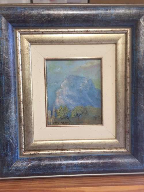 Signed OTTO KLAR OIL PAINTING, LISTED SOUTH AFRICAN ARTIST