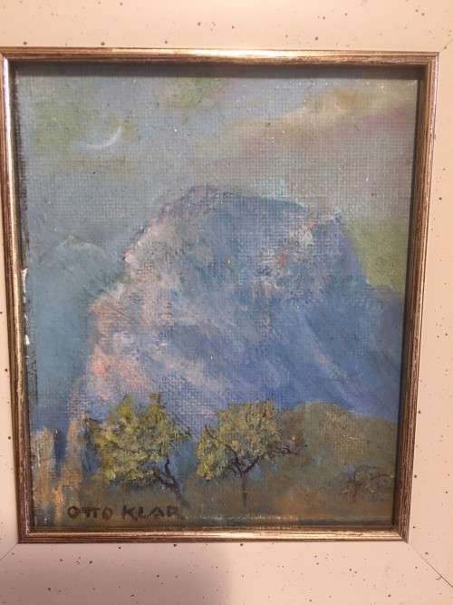 Signed OTTO KLAR OIL PAINTING, LISTED SOUTH AFRICAN ARTIST