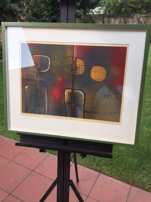 Signed in Pencil!!!  Winston Saoli - Limited Edition Print by a LISTED SOUTH AFRICAN ARTIST