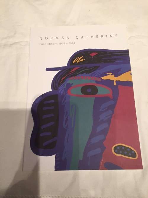 Rare Signed!! Norman Catherine Art Catalogue `Print Editions 1968-2014`
