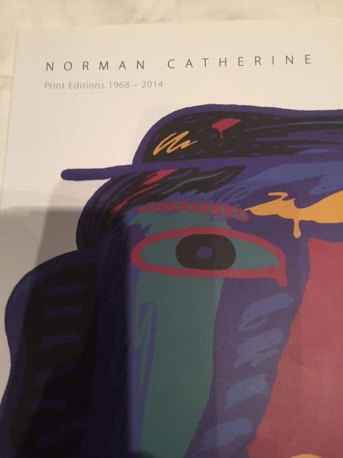 Rare Signed!! Norman Catherine Art Catalogue `Print Editions 1968-2014`