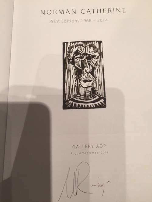 Rare Signed!! Norman Catherine Art Catalogue `Print Editions 1968-2014`