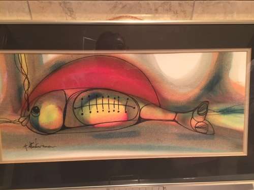 LISTED SOUTH AFRICAN ARTIST-Hargreaves Ntukwana `Signed` original painting