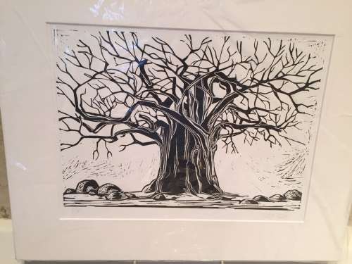 MONIQUE HEYMANS `BAOBAB` LIMITED EDITION PRINT 2015 SIGNED AND NUMBERED