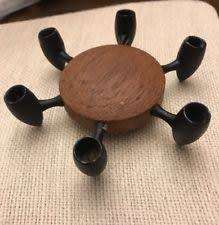 VINTAGE DANISH CANDLE HOLDER BY DIGSMED OF DENMARK, WITH ORIGINAL STICKER
