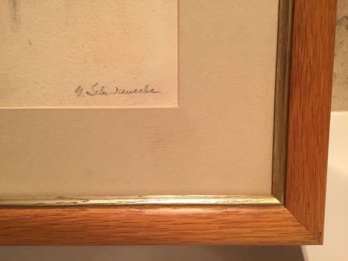 SIGNED ORIGINAL ULRICH SCHWANECKE PAINTING DESERT LANDSCAPE SCENE