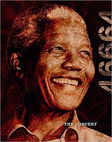 NELSON MANDELA `46664 THE CONCERT` BOOK IN FINE SLIPCASE