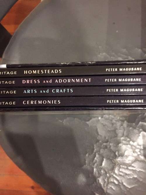 PETER MAGUBANE `AFRICAN HERITAGE` BOX SET COMPRISING 4 TITLES MULTILINGUAL FIRST EDITION
