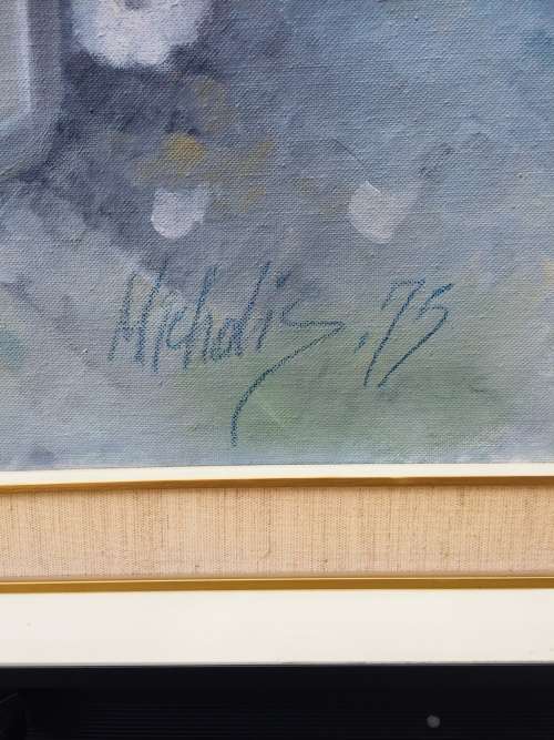 SIGNED!! HEINRICH VON MICHAELIS ORIGINAL OIL PAINTING STILL LIFE `VASE OF FLOWERS` SIMPLY BEAUTIFUL!