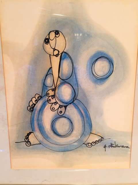 BEAUTIFUL ORIGINAL SIGNED HARGREAVES NTUKWANA PAINTING