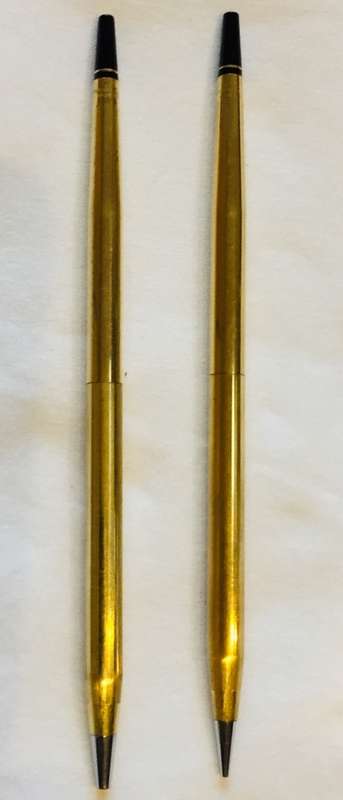 SCARCE!! CROSS CEREMONIAL DESK SET - PEN AND PENCIL IN BOX!!