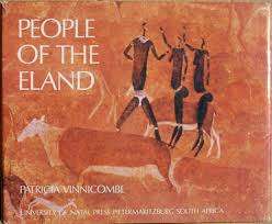 SIGNED!! SCARCE DE LUXE LEATHERBOUND COPY!! `PEOPLE OF THE ELAND` PATRICIA VINNICOMBE, FIRST EDITION