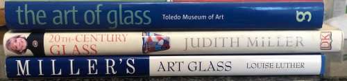 3 ART GLASS BOOKS