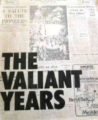 `THE VALIANT YEARS` BY BERYL SALT